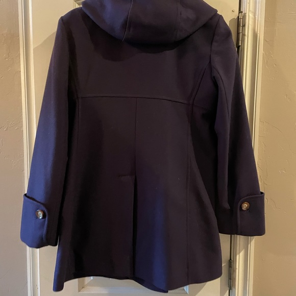 MICHAEL KORS pea coat, purple, size 14 - Picture 5 of 7